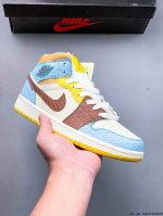 Nike Air Jordan 1 Mid Aj1 Jordan Generation Mid-Top Classic Retro Culture Leisur