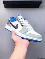 Double-Layer Authentic Label! Nike Air Jordan Low 1 Joe 1 Low-Top Classic Casual