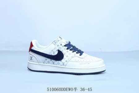 Nike Nk Court Borough Low 2 Small Air Force Nike Campus Casual Skate Shoes, Mode - Click Image to Close