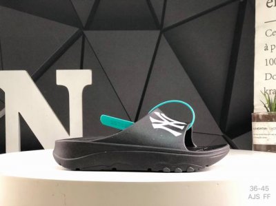 Mlb Slippers Korean Yankees Ny Letter Thick Sole **Summer All-Match Stepping Shi
