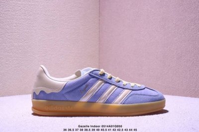Adidas Originals Gazelle Indoor Retro Three-Stripe Slip-Resistant Transparent Ru