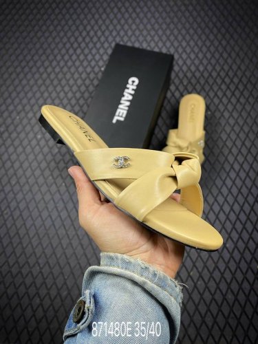 Chanel 2025 Mini Chanel Spring/Summer Bow Flat Sandals #Bow Sandals#Fairy Sandal