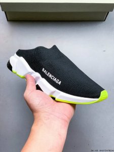 Balenciaga Speed 2.0 Original Knitted Cotton Half-Slip Socks Shoes Md Multi-Laye
