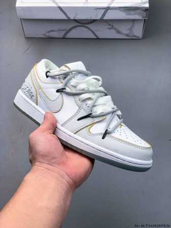 Company-Grade Top Layer! Nike Air Jordan 1 Low Aj1 Deconstructed Strap Low-Top C - Click Image to Close