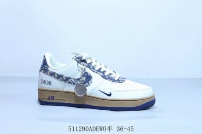 Nike Air Force 1 Af1 Nike Low-Top Air Force One Casual Sneakers Dior Item Number