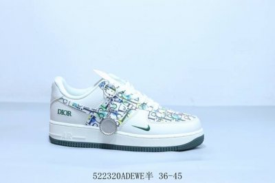 Nike Air Force 1 Af1 Nike Low-Top Air Force One Casual Sneakers Dior Item Number