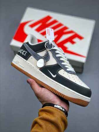 Nike Air Force 1 '07 Low Gucci Collaboration Flower Pattern Air Force 1 Low-Top - Click Image to Close