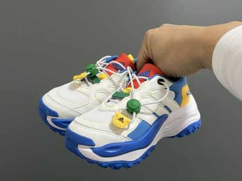 A Home New Elastic Buckle Children's Dad-Style Sneakers Size: 24-37 Classic Adid