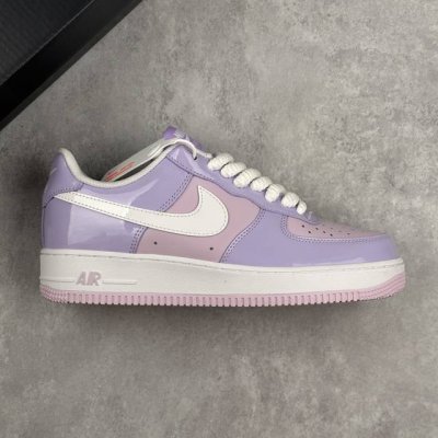 Local Core Private Nike Air Force 1'07 Lv8 Nike White And Purple Lacquered Air F