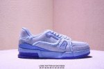 Authentic New Lv Louis Vuitton Trainer Sneaker Low Casual Sports Culture Versati