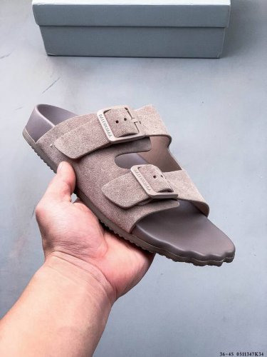 German Century-Old Renowned Footwear Brand Birkenstock Zurich Series Black Suede