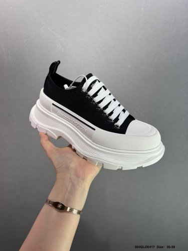 Company-Level Alexandermcqueen Platform Shoes, Thick-Soled Height-Increasing Can