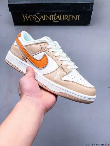 Company Level! Nike Sb Dunk Low Pro Classic All-Match Casual Skateboard Shoes 04