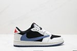 Genuine Aj1 Travis Scott X Air Jordan 1 "Reverse Mocha" Aj1 Joe 1 Ts Lightning J