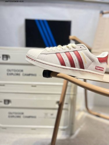 Supreme X Adidas Originals Superstar Al Classic Color Classic Shell Head Officia