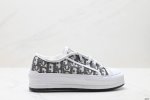 Genuine Dior Walk N Series Presbyopia Embroidered Thick-Soled Canvas Shoes Casua