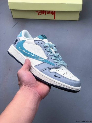 Company-Level!Nike Air Jordan 1 Low Aj1 Joe 1 Reverse Swoosh Low-Top Trendy Casu