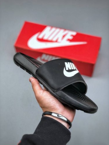 Nike Victori One Slide Print Mix Series Summer Beach Sports Non-Slip Trendy Slip