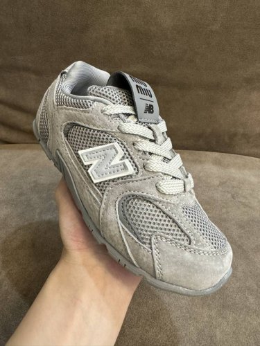 Nb 530 Miumiu Pig Eight Skin Mesh Lace-Up Collaboration Kids' Shoes Sizes 24 37