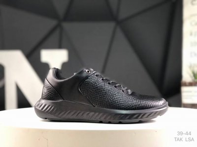 Ecco Men's Sports Shoes Genuine Leather Breathable Casual Non-Slip Running Shoes