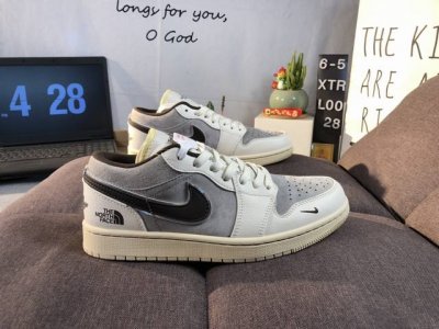 Air Jordan 1 Low Aj1 Low-Top North Face Collaboration Official Colorway Market E