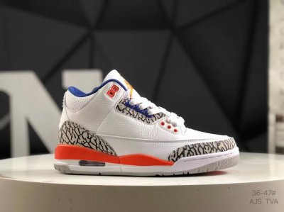 Genuine Label With Half Size Jordan Air Jordan 3 Retro Original Color Matching C