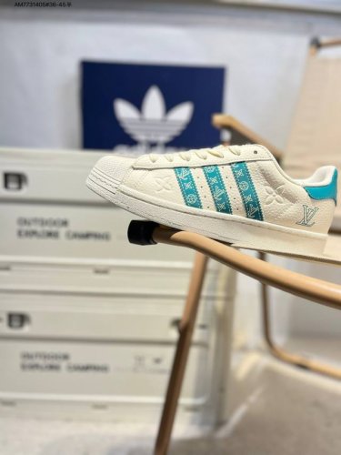 Lv X Adidas Originals Superstar Classic Colorway Classic Shell Toe Official Webs