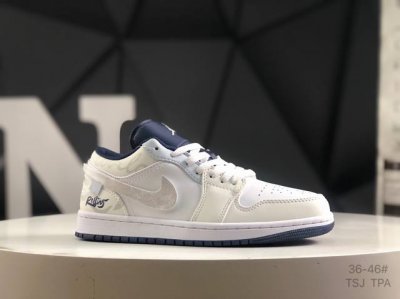 First-Layer With Half Sizes Nike Jordan Air Jordan 1 Low Aj1 Low-Top Series Bask