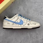 Local Core Private Stussy X Nike Dunk Sb Low Stussy X Nike Sb Low-Top White, Blu