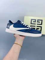 Corporate Nike Air Jordan 1 X Travis Scott Aj1 Inverted Hook Diy Custom Nike Low