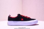 Converse One Star Pro Black And Red Converse Official Kimura Retro Casual Skateb