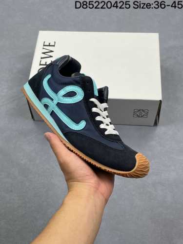 Loewe Ballet Runner 2.0 Low-Top Calfskin Round Toe Lace-Up Low-Top Lifestyle Sho