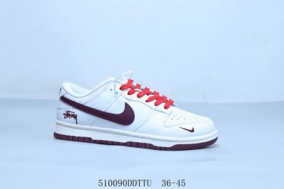 Nike Sb Dunk Low Pro Retro Low-Top Casual Skateboarding Shoes Stussy Product Cod