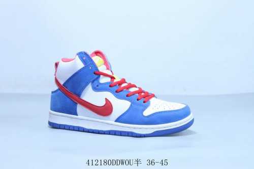 Nike Sb Dunk Low Pro Retro High-Top Casual Skateboarding Shoes Blue And White, P