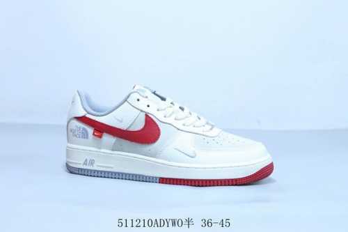 Nike Air Force 1 Af1 Low-Top Casual Skateboard Shoes, North Face, Product Code: