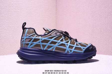 Authentic Dior B31 Mesh Rubber Round Toe Lace-Up Rattan Pattern Comfortable And - Click Image to Close