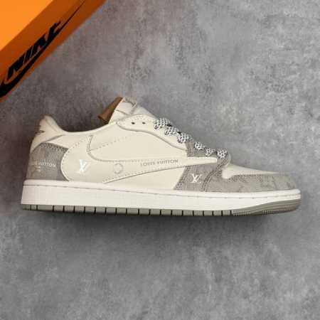 Local Core Private Travis Scott X Air Jordan 1 Low Louis Vuitton Lv Collaboratio - Click Image to Close