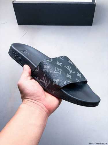 Collection Louis Vuitton Louis Vuitton Gucci Summer Classic Casual Flip-Flops 05