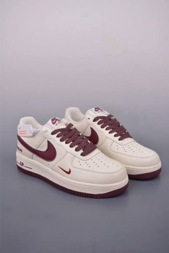nike Air Force 1 Low Liquor Red Original Last And Original Cardboard To Creat