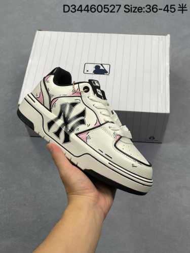 Company-Level Mlb Chunky Liner Pu Diy Customized Simple Fashion All-Match Wrappi