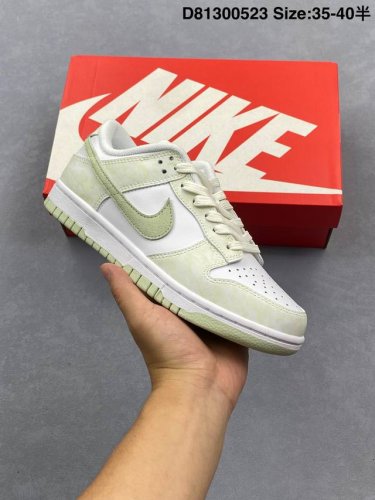 nike Dunk Sb Low Wmns Nike Sb Low-Top White Green Pulse Non-Slip And Wear-Res