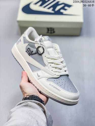 Company-Level Aj1 Travis Scott X Air Jordan 1 "Reverse Mocha" Aj1 Joe 1 Ts Light