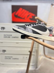 Company-Level Top Layer Leather Supreme X Jordan Air Jordan 1 Low Aj1 Low-Top Se