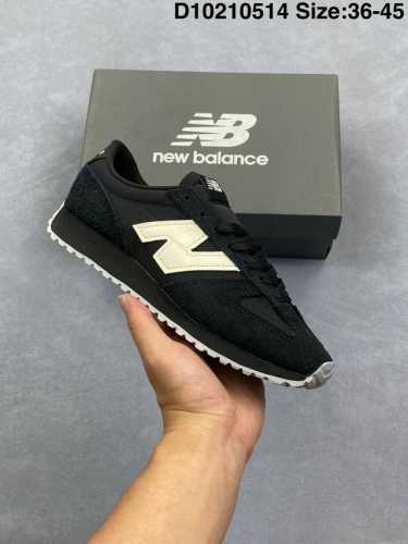 New Balance Nb 471 Series Fabric Cowhide Leather Retro Fashion Slip-Resistant Du