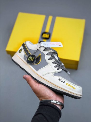 air Jordan 1 Low Aj1 Joe 1 Xiaomi Su7Ulltru High-End Custom Low-Top Retro Bas