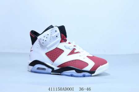 Nike Air Jordan 6 Aj6 Jordan Vi High-Top Lace-Up Men's And Women's Casual Basket - Click Image to Close
