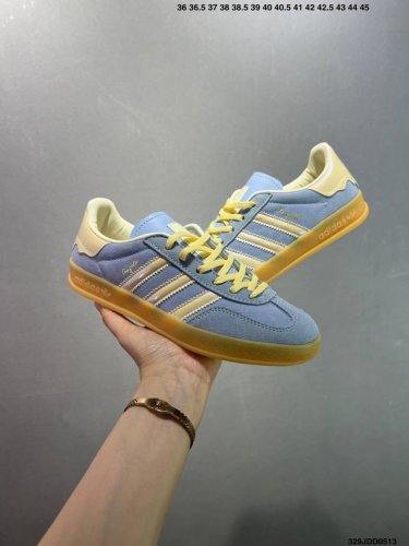 Adidas Originals Gazelle Indoor Retro Three-Stripe Slip-Resistant Transparent Ru