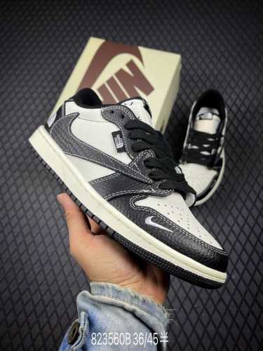 B Company-Level Aj1 Reverse Travis Scott X Air Jordan 1 Reverse Mocha Aj1 Ts Lig