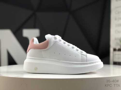 Italian Luxury Brand-Alexander Mcqueen Oversized Sneakers Low-Top Fashion Thick-