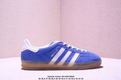 Adidas Originals Gazelle Indoor Retro Three-Leaf Clover Slip-Resistant Transpare